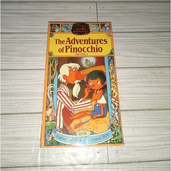 Adventures Of Pinocchio VHS Tape Childrens Anime TATSUNOKA Classic Video Library - Picture 3 of 4